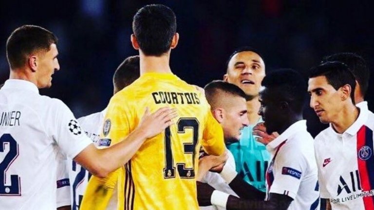 Кейлор Навас излезе като победител и когато двамата с Тибо Куртоа се изправиха един срещу друг при победата с 3:0 на ПСЖ в първия кръг от груповата фаза на Шампионската лига.