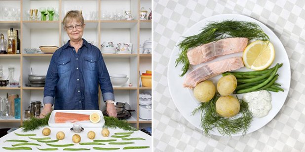Швеция, варено месо от лос със зеленчуци