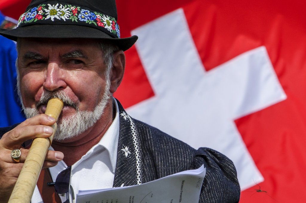 Alphorn Players Gather For Nendaz Festival