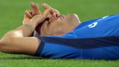 Сините футболисти бяха съкрушени след равния резултат, който ги изхвърли от евротурнирите