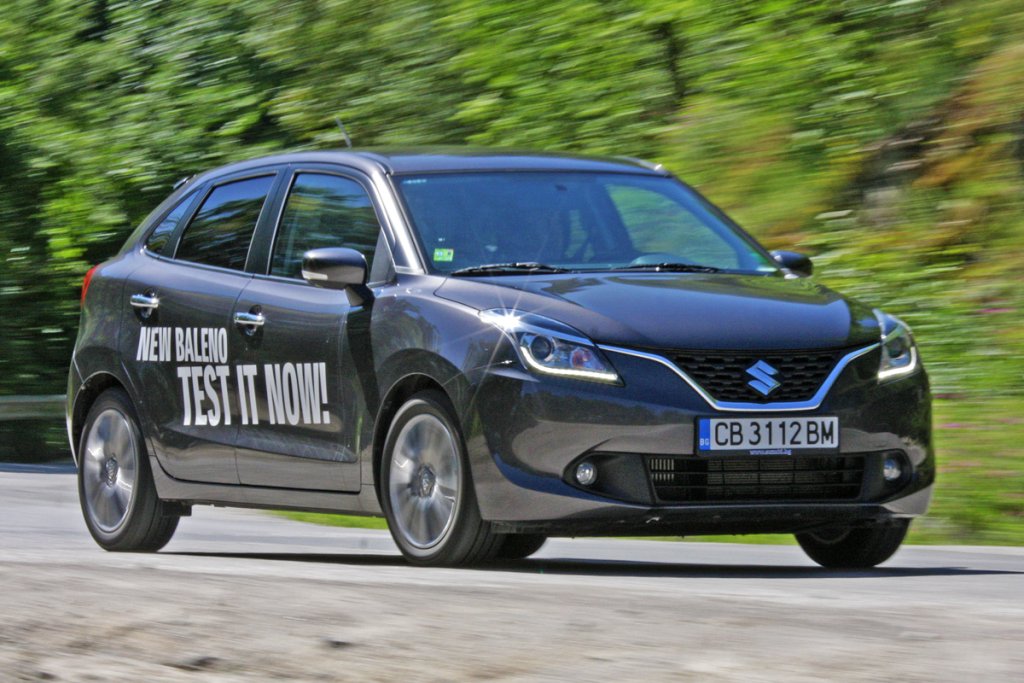 Baleno реагира с охота при всяко подаване на газ