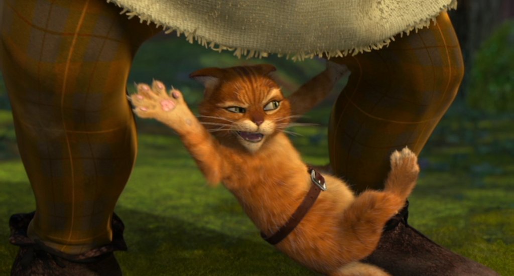 Shrek 2 (2004) 
Всички знаем Котарака в чизми още от малки и кой би го изиграл по-добре от Бандерас!