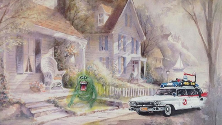 Спайдърмен нахлува в класически картини