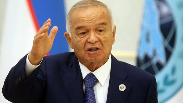 Ислам Каримов държи властта в Узбекистан от 1989 г. насам
