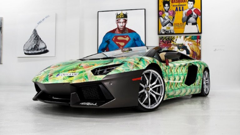 Леброн Джеймс - Lamborgini Aventador Roadster. Докато носеше екипа на Маями, Леброн помоли Nike да разкраси автомобила му. След това колата рядко се задържаше в гаража - любителите на реге и високите скорости я наемаха срещу 7000 долара на ден.