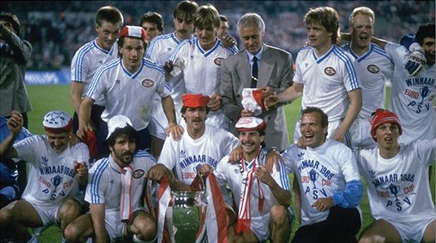 ПСВ Айндховен разби прогнозите през 1988 г., изпревари Аякс и Фейенорд в първенството, вдигна Купата на европейските шампиони, както и Купата на Холандия. И е част от компанията на отбраните.