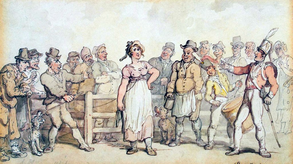Rowlandson,_Thomas_-_Selling_a_Wife_-_1812-14