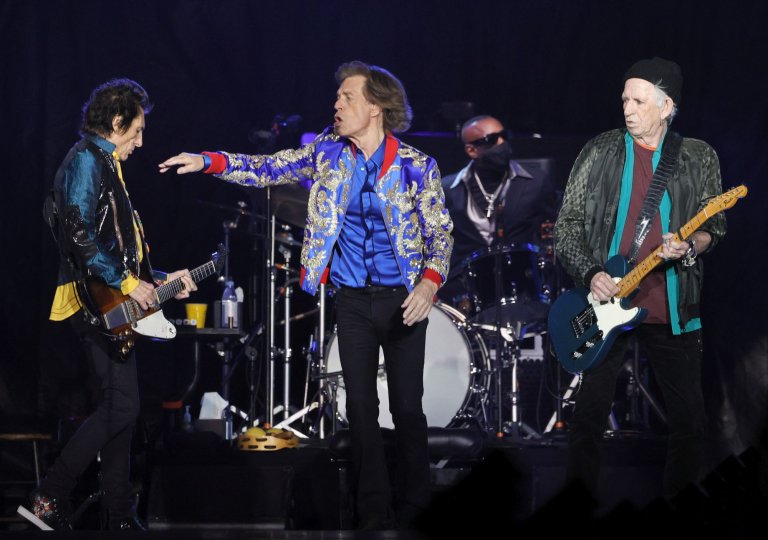 The Rolling Stones на концерт в Лас Вегас през ноември 2021 г.