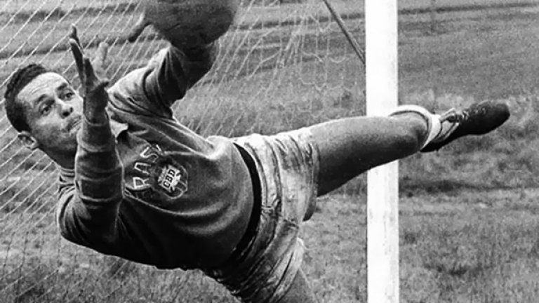 7. Жилмар, Бразилия
Това е Пеле на вратарите. Жилмар е важна част от 

титлите на "селесао" от 1958-а и 1962-а. Той е 

единственият страж ставал световен шампион два пъти 

поред като титуляр за страната си. Играе на три 

световни между 1958-1966 и има 7 чисти мрежи.