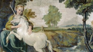 The Maiden and the Unicorn by Domenichino