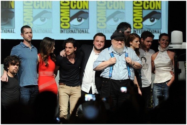 На Comic Con панела през 2013-а в Сан Диего с екипа на сериала Game Of Thrones