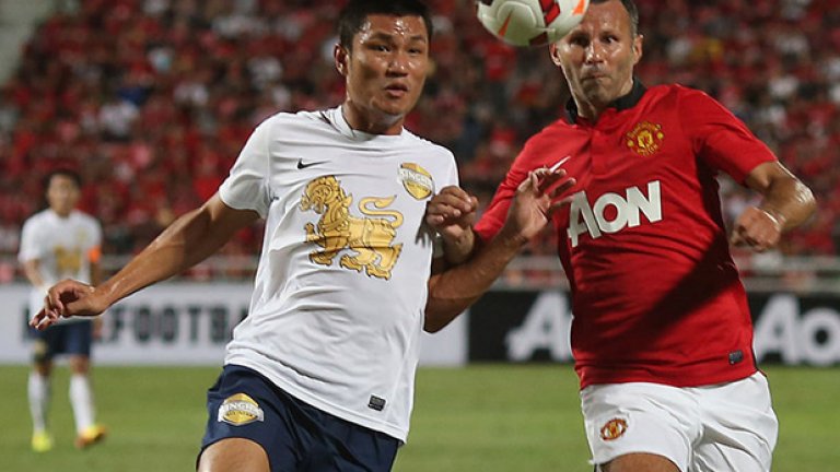 Райън Гигс не успя да помогне много на "дяволите".