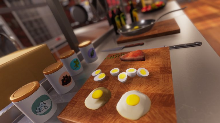 Cooking Simulator 
Заглавието казва почти всичко – в тази игра ще влезете в ролята на готвач. Cooking Simulator обаче ще ви предложи един доста авторитетен и сериозен поглед към готварството, затова не бива да го подценявате като едно алтернативно и малко по-лежерно забавление. На ваше разположение е внушителният брой от 80 рецепти и над 140 съставки, които да режете, кълцате, смесвате и забърквате до получаване на желания резултат. 
Имате и няколко режима на игра в зависимост от това дали искате да напредвате в кариерата, да играете за време или просто да експериментирате и да приготвяте ястия. Допълнителен плюс е, че с Cooking Simulator действително можете да подобрите уменията си в кухнята и да научите нови техники и рецепти, нови комбинации между продуктите и по-добри рефлекси в кулинарията.