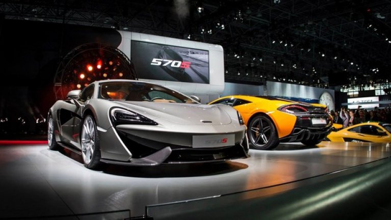 Европа е тясна за McLaren 
McLaren представи в Ню Йорк 570S – с този модел гамата на марката е завършена и с негова помощ годишното производство на компанията трябва да достигне 4000 коли. В Шанхай пък ще видим версията на 570S с по-ниска мощност, която ще получи означението 540C, но не очаквайте цени под 150 000 евро.