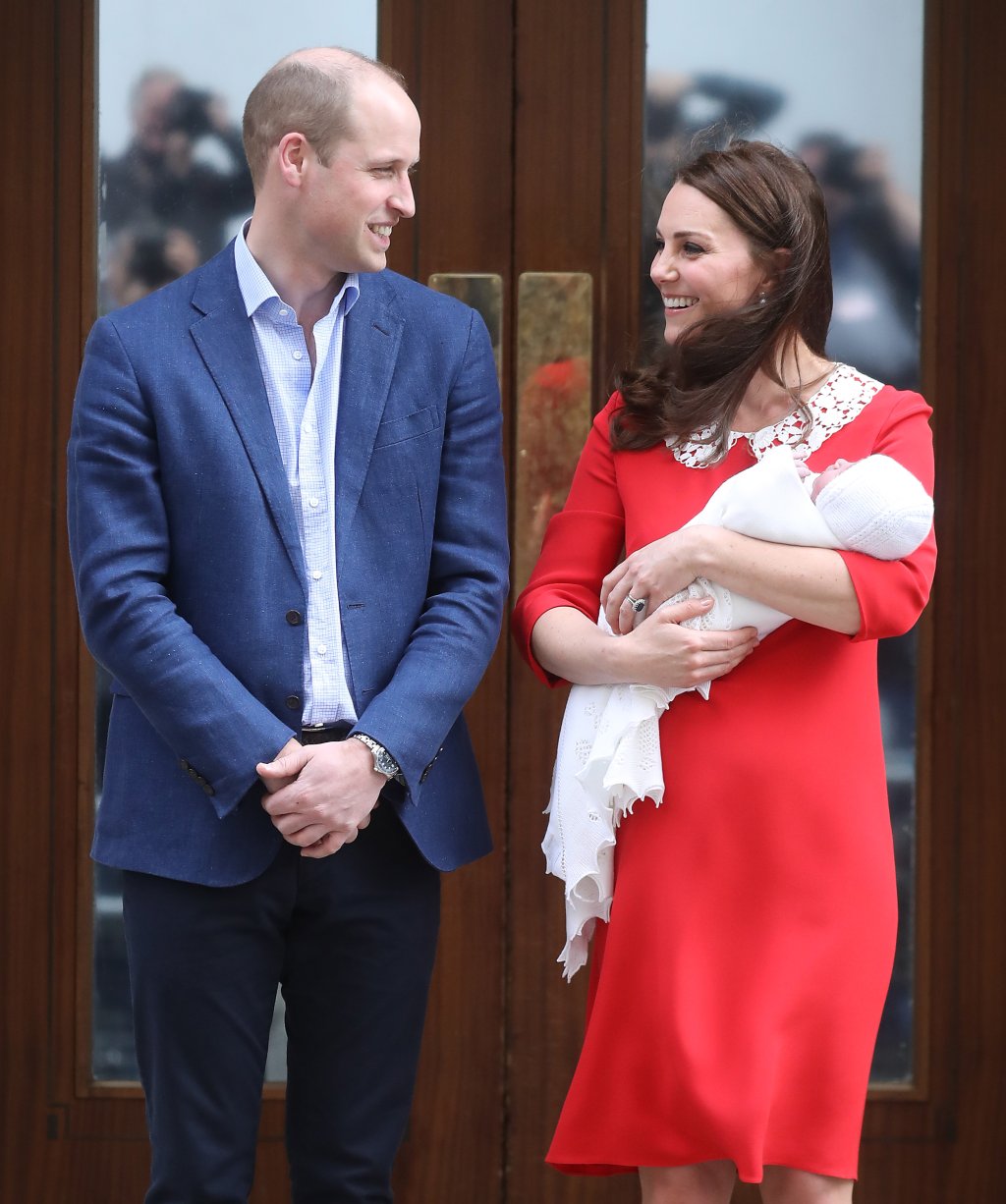 The Duke & Duchess Of Cambridge Depart The Lindo Wing With Their New Son