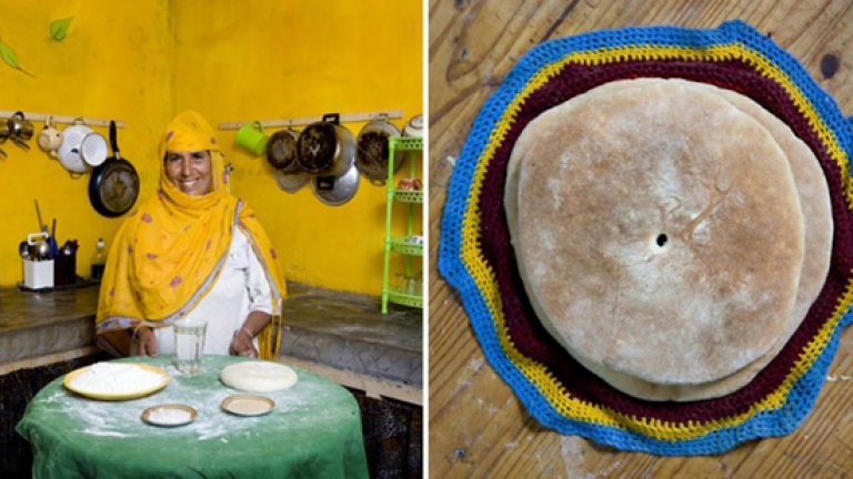 Мароко, бат-бот (берберски хляб, печен на тиган)