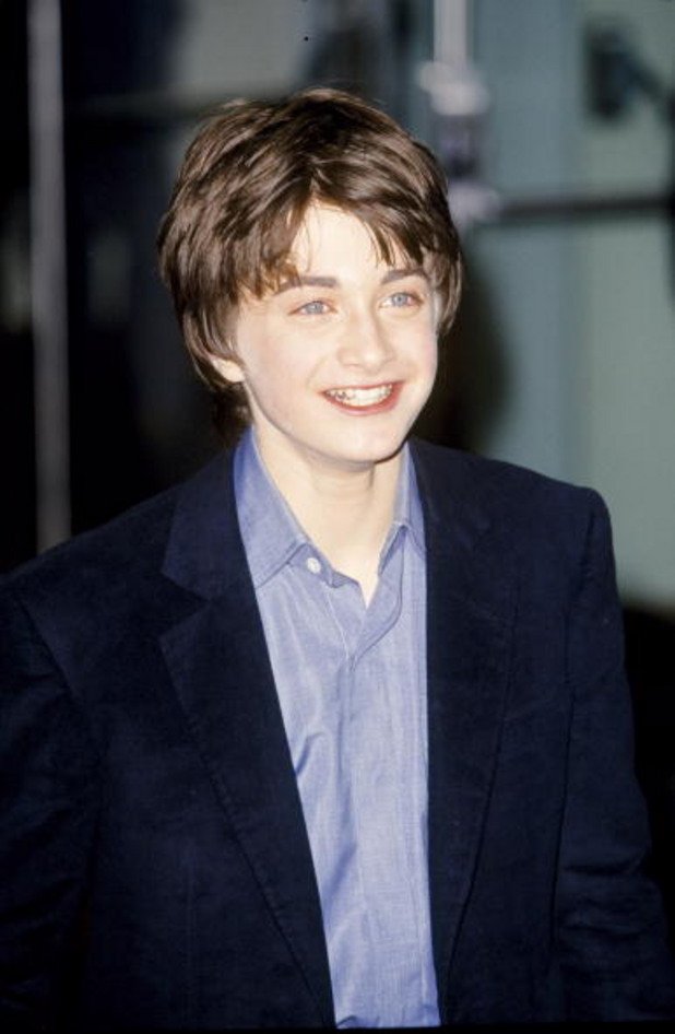 Даниел Радклиф на премиерата на "Хари Потър" през 2001 г.
