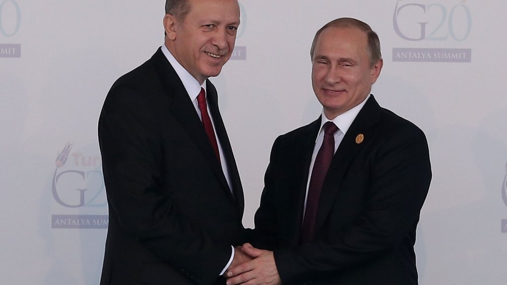 Владимир Путин и Реджеп Ердоган