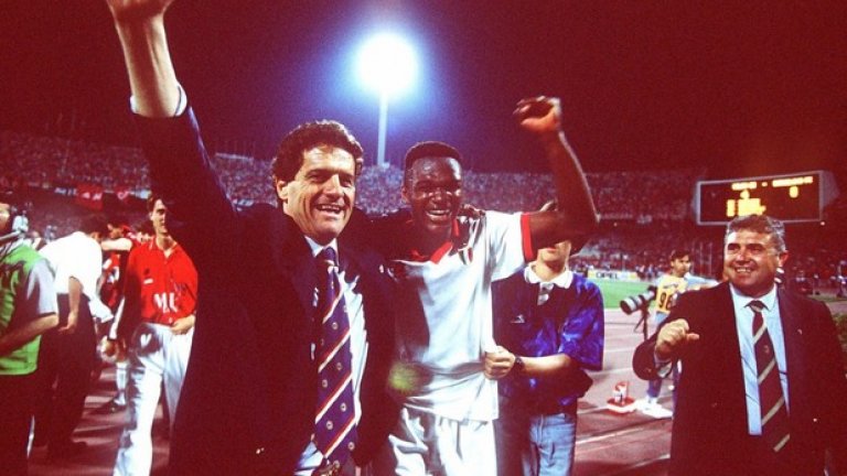 5. Милан - Барселона 4:0, 1994 г.
Барса бе фаворит. Но какво направи Милан!? Невероятното представяне на Десаи, Савичевич, Масаро... на всички, и до днес се помни. Фабио Капело неутрализира страховитата двойка Стоичков - Ромарио и геният на Савичевич избуя. Милан изигра перфектния мач.