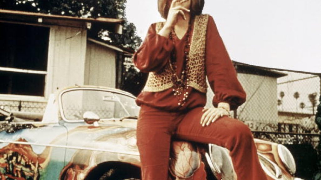 Janis Joplin With Her Porsche