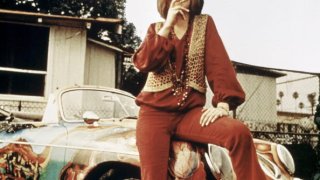 Janis Joplin With Her Porsche