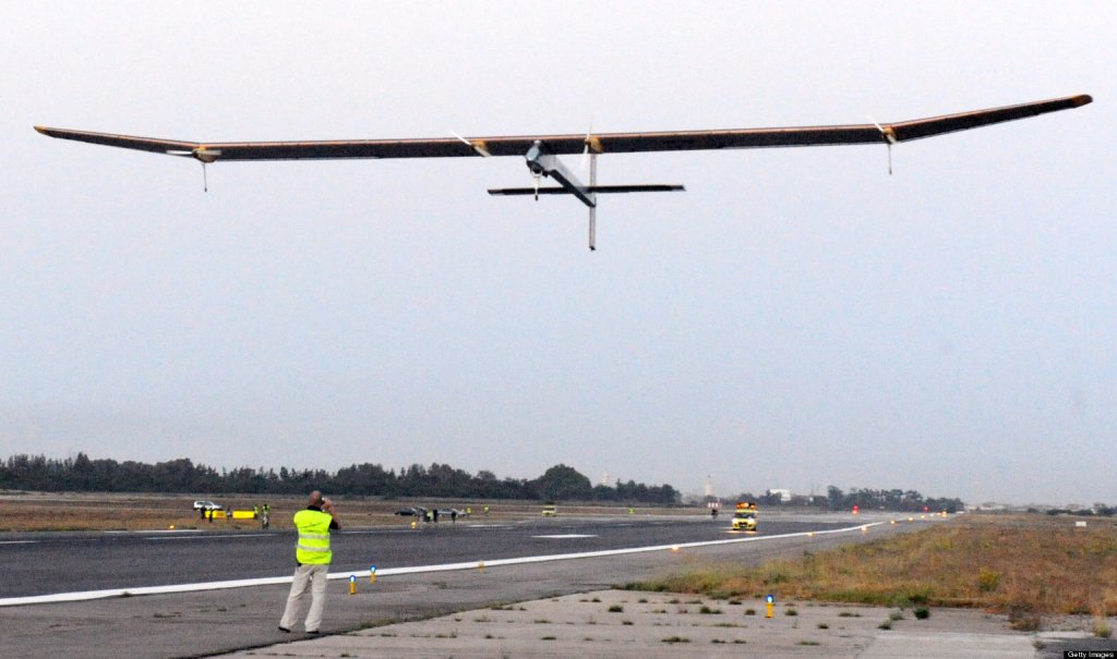 The Swiss-made solar-powered plane, Sola