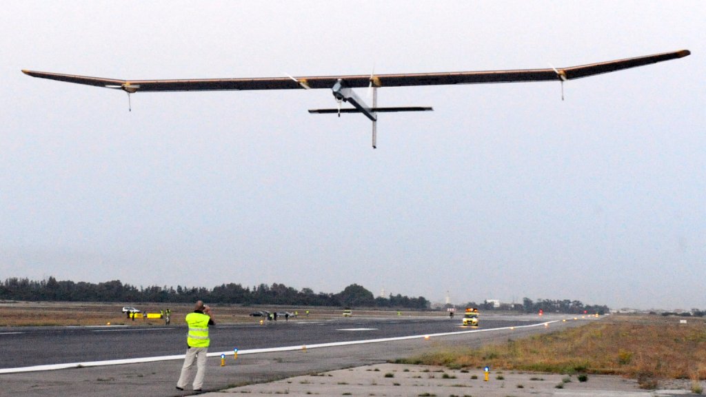 The Swiss-made solar-powered plane, Sola