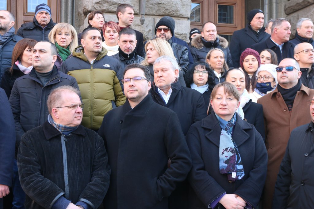 Протестът на партията на Бойко Борисов се обяви за демокрация и свободен избор