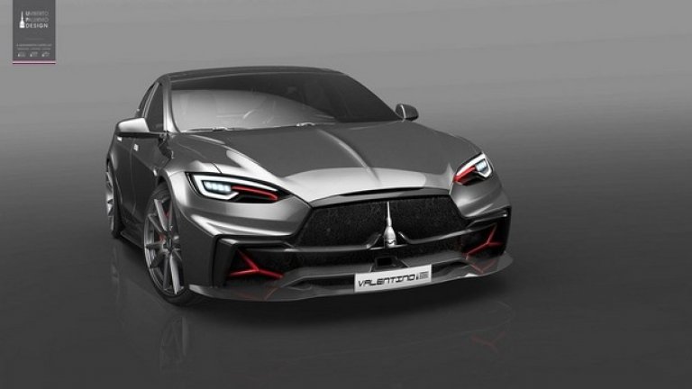 Мощността на Valentino е 421 конски сили а пробегът му е увеличен с около 25 километра