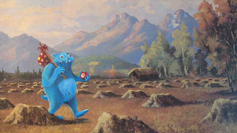 Спайдърмен нахлува в класически картини