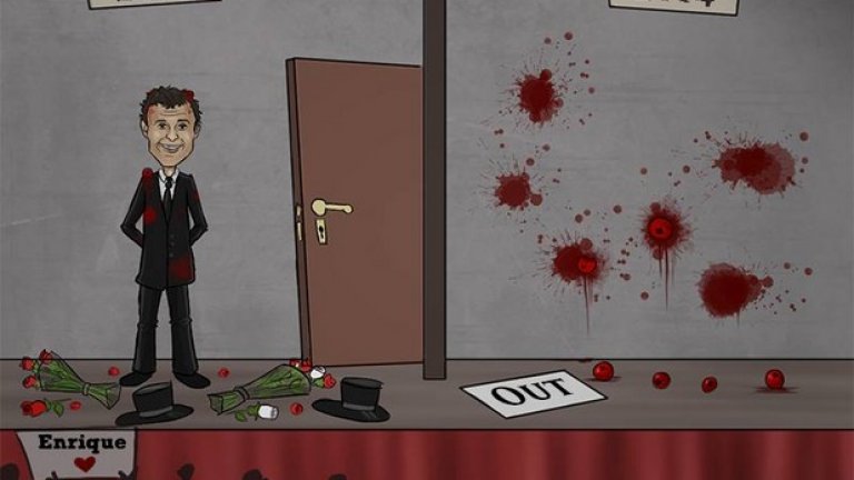 Луис Енрике премина от "Осанна!" до "Разпни го!".