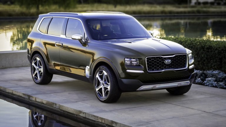 Впечатляващ концепт от KIA - 5-метровият Telluride