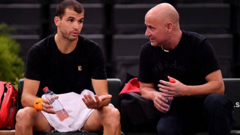 Българинът е поставен под №9 в схемата и почиваше на старта, а в спор за място на четвъртфиналите ще се изправи срещу петия в схемата Марин Чилич, който от своя страна се справи с Филип Колшрайбер.