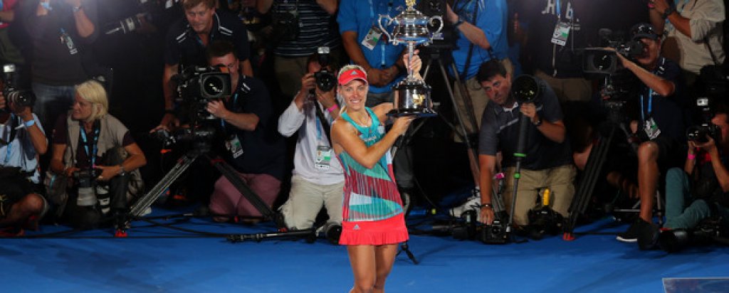 Анджелик Кербер с титлата от Australian Open 2016