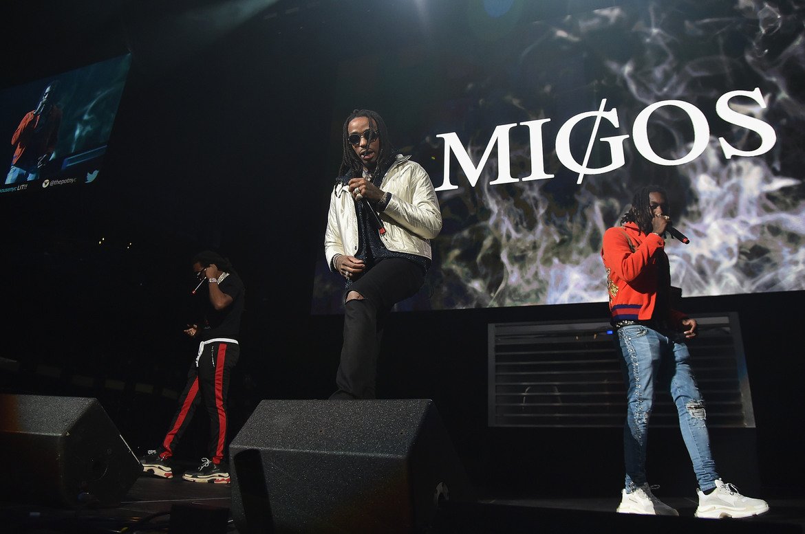 Челната петица на най-слушаните групи в Spotify за 2017 г. се затваря от Migos