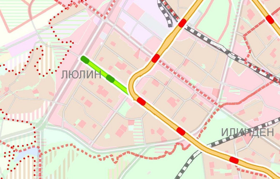 Първото предвидено разклонение е на Линия 1 (Люлин-Младост). То предвижда метрото да продължи от станция "Люлин Център" (булевард "Панчо Владигеров") до Околовръстния път. 