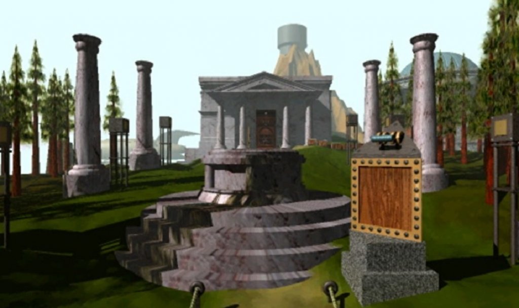 Myst
Myst става хит още с излизането си на пазара и заслужава да се върнем към нея. Тя комбинира в себе си приключенско преследване на целите, сглобяване на пъзели и обиколка из различни светове и епохи. Играта ви запраща на остров, наречен Myst, и ви снабдява с магическа книга, която е своеобразен пътеводител, но често трябва и да гледате много внимателно в картинката, защото иначе ще изпуснете някой важен детайл, който ви е необходим.
За да е по-интересно, книгата ще ви отведе към две други книги с двама заключени в тях братя, които трябва да спасите. С обикалянето на острова книгите ви водят към все повече светове и епохи и съответно – все повече пъзели и загадки. Играта има няколко римейка и дори се сдоби с мобилна версия, но класиката си е класика и ви съветваме да си я припомните в оригинал.