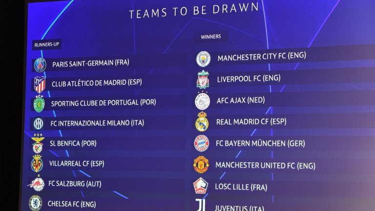 Гафът, заради който трябваше да теглят отново жребия за осминафиналите в Шампионската лига (видео)