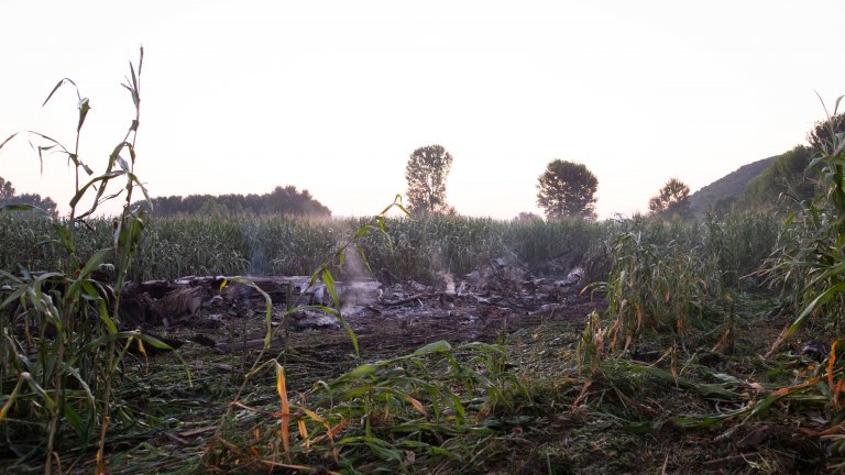 Украински товарен самолет пълен с оръжия се разби в Гърция