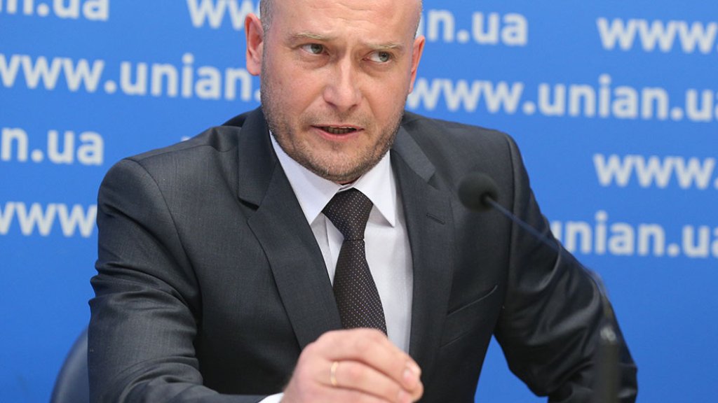 Пресс-конференция кандидата в президенты Украины Дмитрия Яроша в Киеве