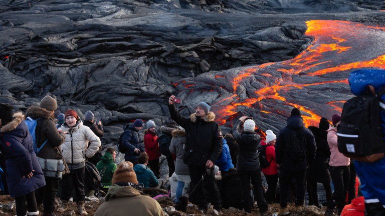 Изригването от 2021 г. беше голяма атракция.