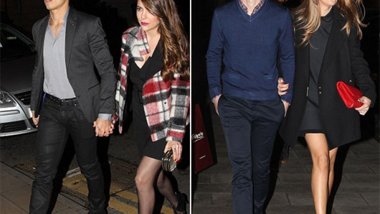 Чичарито и Дарън Флетчър.