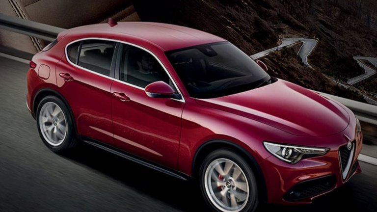 Alfa Romeo Stelvio 
Stelvio e първият SUV на Alfa Romeo. Моделът е с революционна Q4 система за задвижване на колелата. Таблото е с 8,8-инчов дисплей и 3D навигация. Бензиновият двигател предлага до 280 конски сили, докато дизеловият е с 210 конски сили. И двата са с осемстепенна автоматична трансмисия.