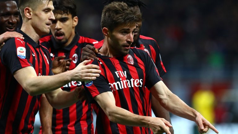 Борини вкара втория гол за Милан, който в крайна сметка се оказа победен