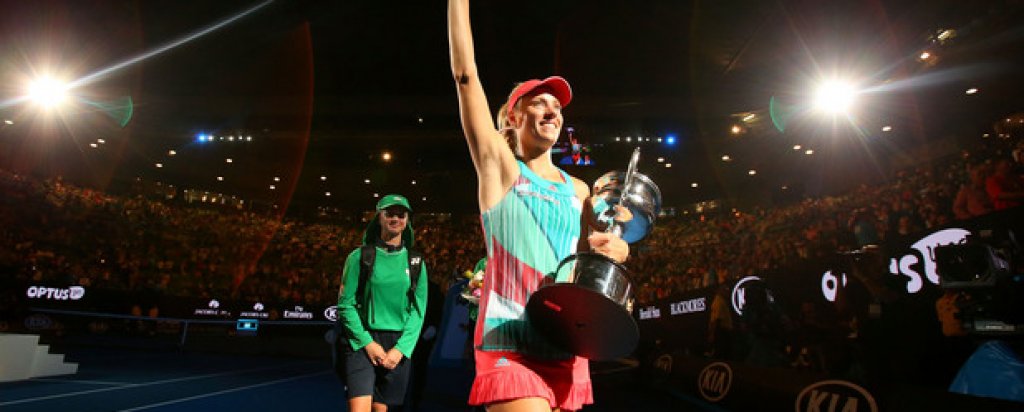 Анджелик Кербер с титлата от Australian Open 2016