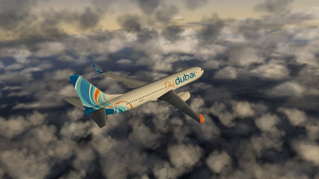 FlyDubai 737-800 infight