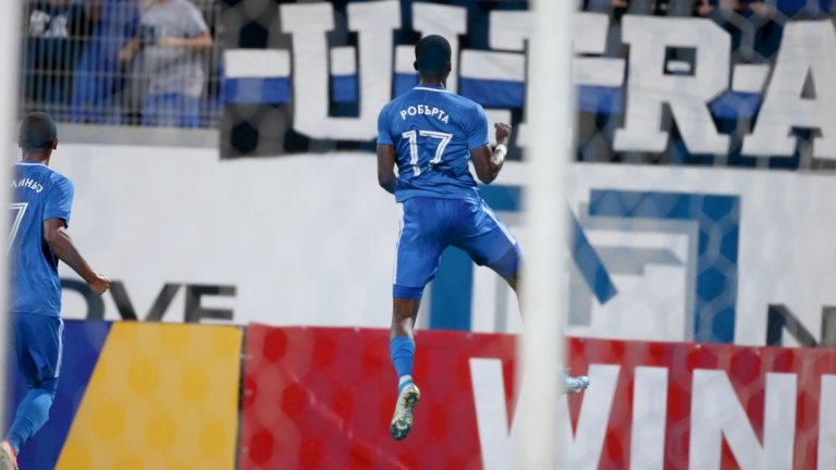 Найджъл Робърта отбеляза третия си гол от началото на сезона