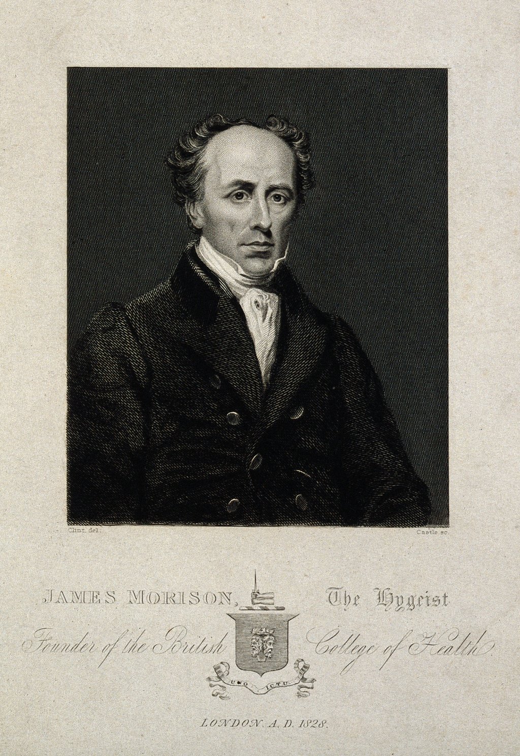 V0004131 James Morison. Stipple engraving by Castle after G. Clint, 1