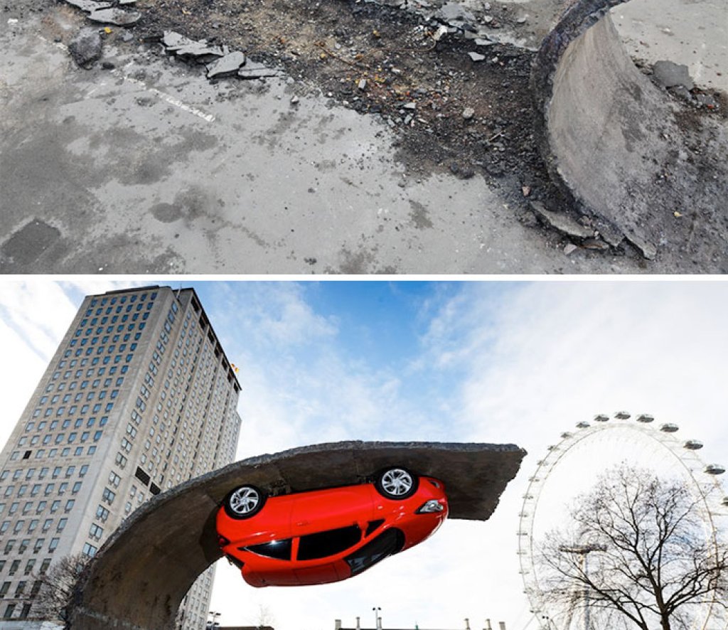 \"Стегни се!\" от Alex Chinneck