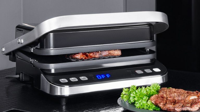 Гриловането е още по-приятно и лесно, когато насреща е електрическият грил AENO EG1